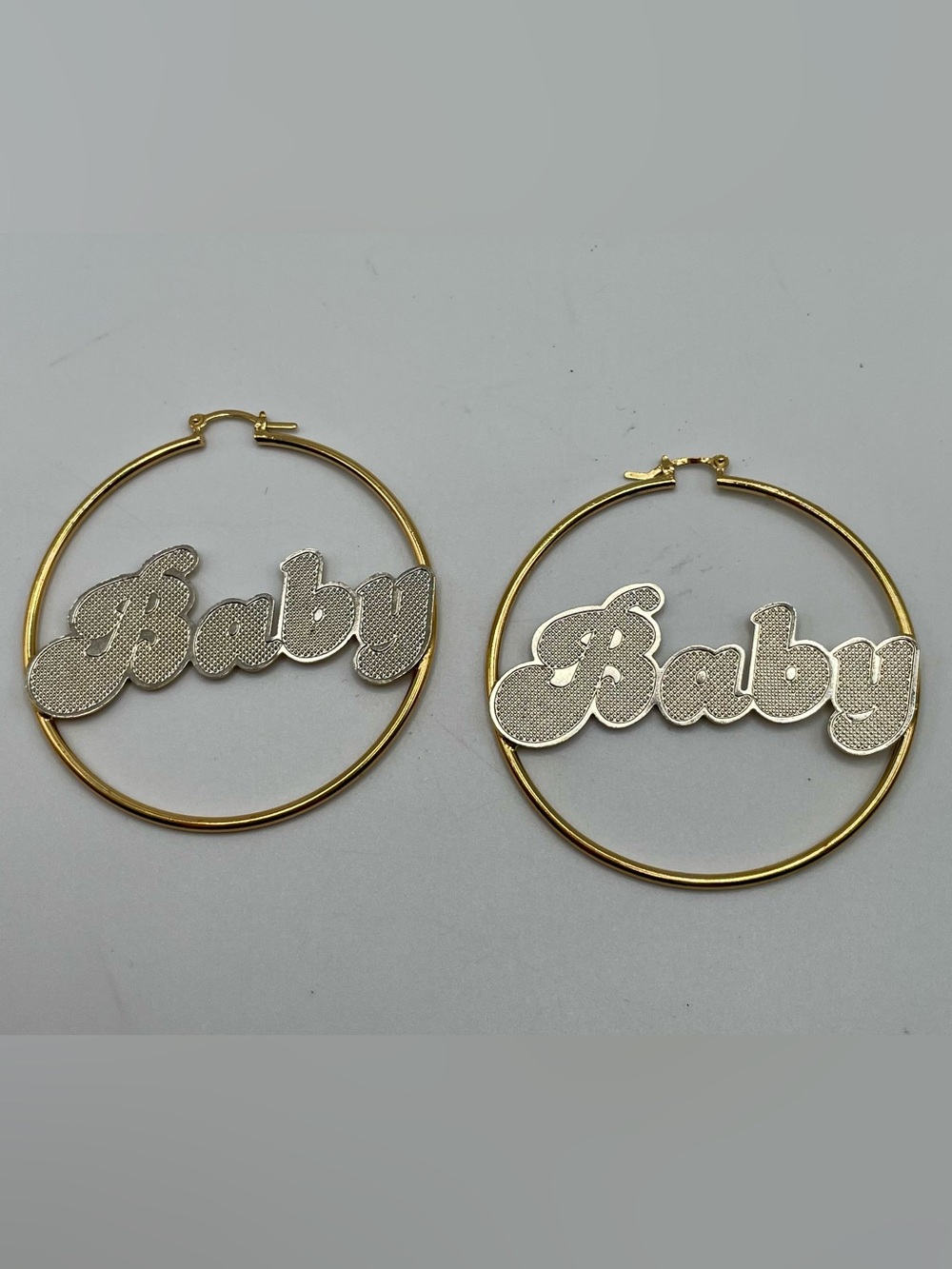 “Baby” hoop earrings Gold & Silver Hoop Earrings